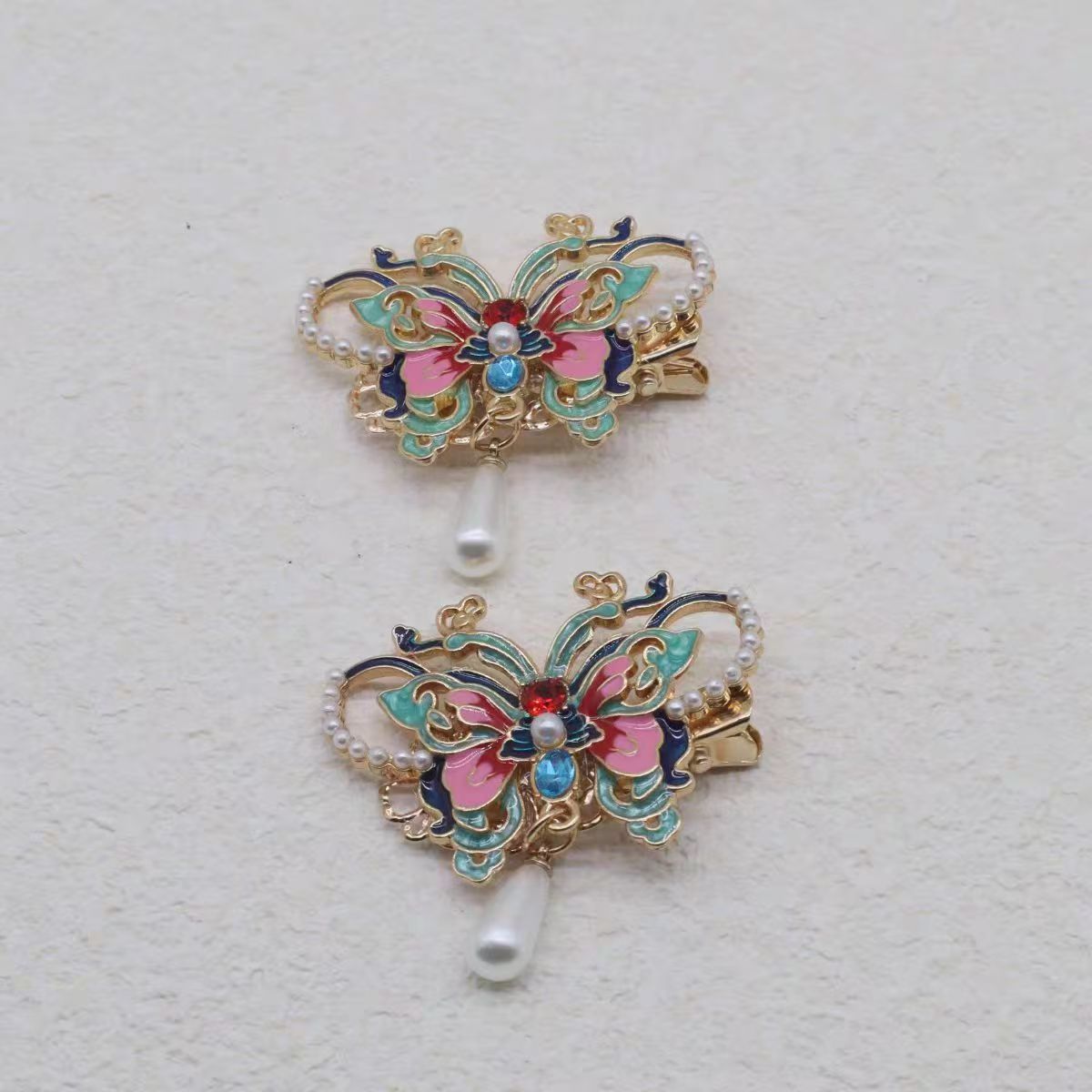 Épingle à cheveux papillon ble - Hanbok Hair Pin avis et prix