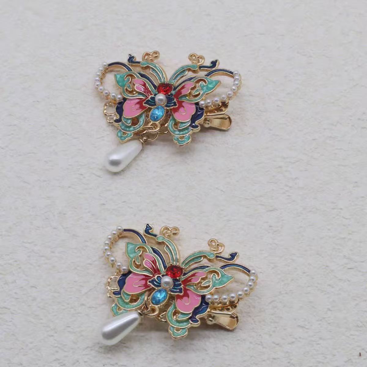 Épingle à cheveux papillon ble - Hanbok Hair Pin avis et prix