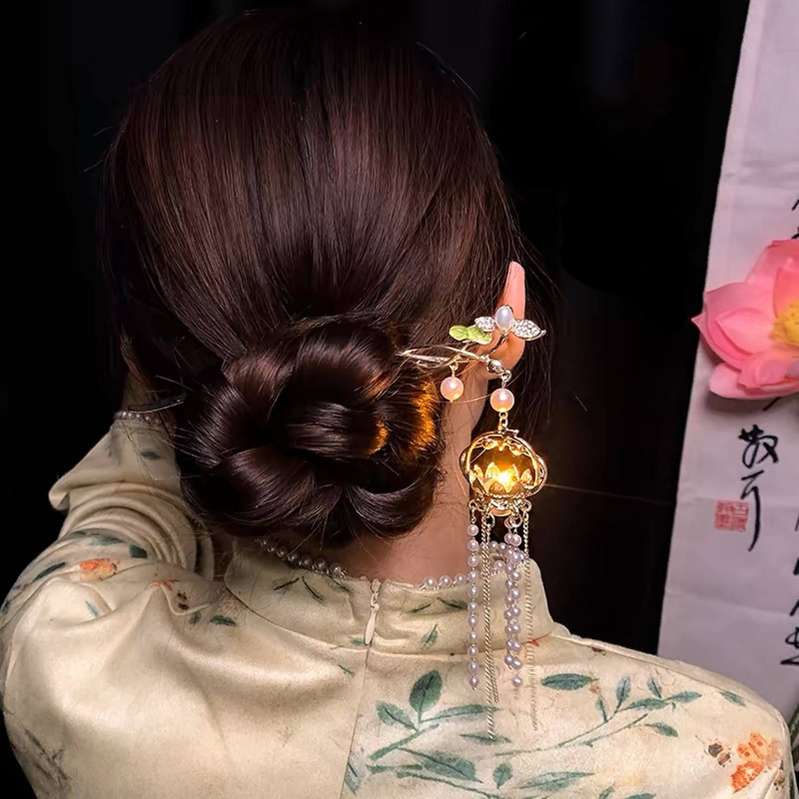 Épingle à cheveux à fleurs lum - Hanbok Hair Pin avis et prix