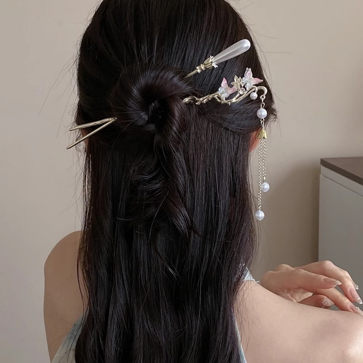Épingle à cheveux en forme de  - Hanbok Hair Pin avis et prix